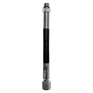 15 cm High-Pressure (HP) Hose – Synthetic Rubber A 15 cm high-pressure hose made of durable synthetic rubber. Designed for connecting a pressure gauge or another compatible high-pressure component to a scuba diving system.